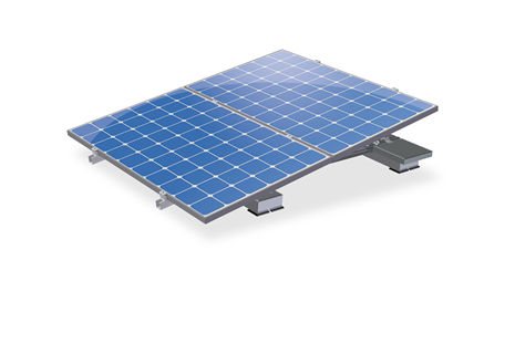 ValkDouble | Solar ramp for 2 panels - Van der Valk Solar Systems