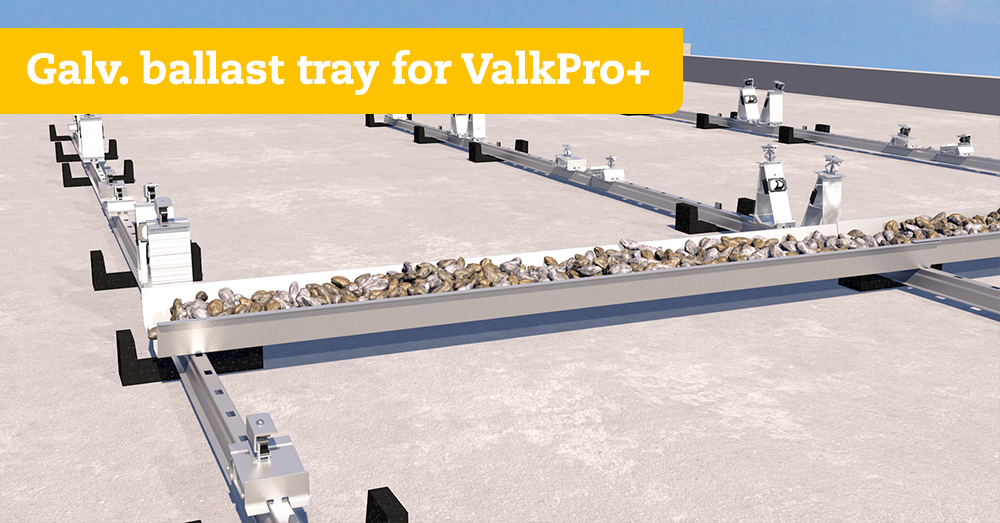 Product launch ValkPro+ ballast trays Van der Valk Solar Systems