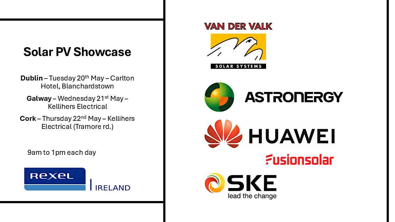 Solar PV Showcase - Ireland Roadshow
