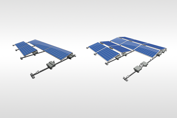 Montegasysteem zonnepanelen plat dak ValkPro+ in landscape en portrait opstelling