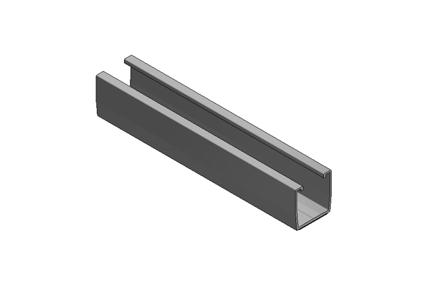 3D-weergave van het ValkPitched trapeziumprofiel voor montage van zonnepanelen op trapeziumdaken